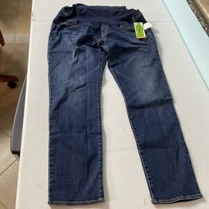 Motherhood Maternity Jeans XL Women's Stretch 96632 Dark Wash